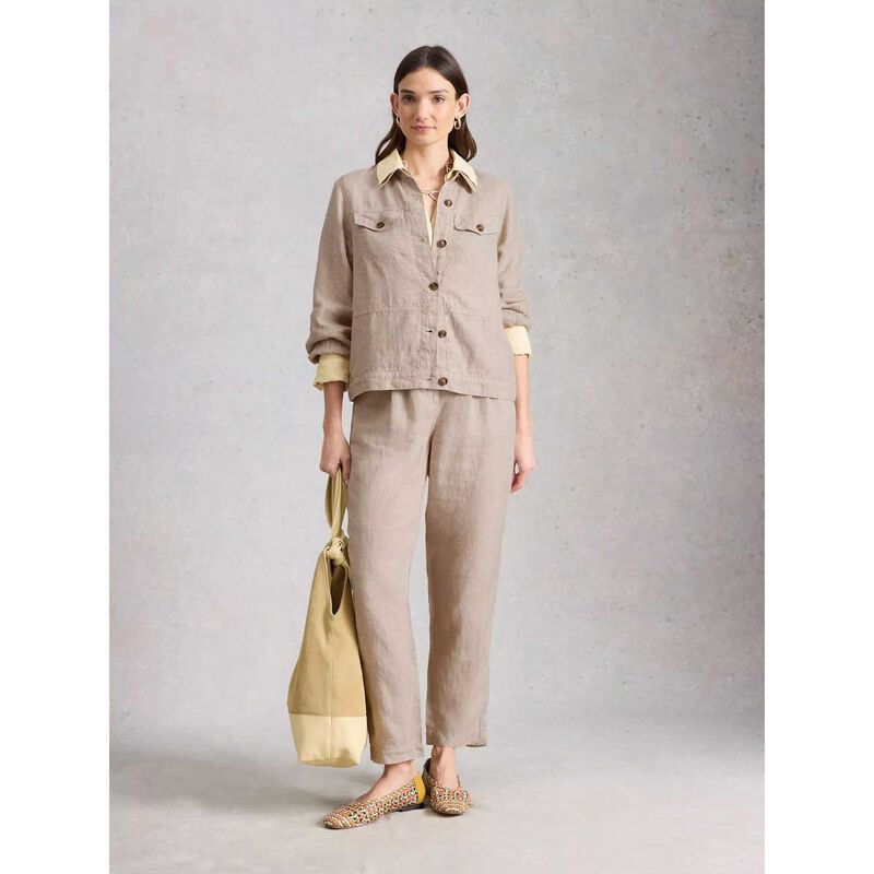 White Stuff Camille Linen Jacket image number 7